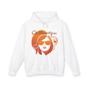 Orange Heart Hoodie